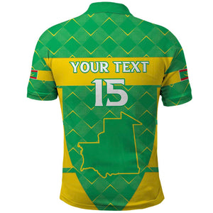 Custom Mauritania Beach Soccer 2025 Polo Shirt Allez Al-Murabitun