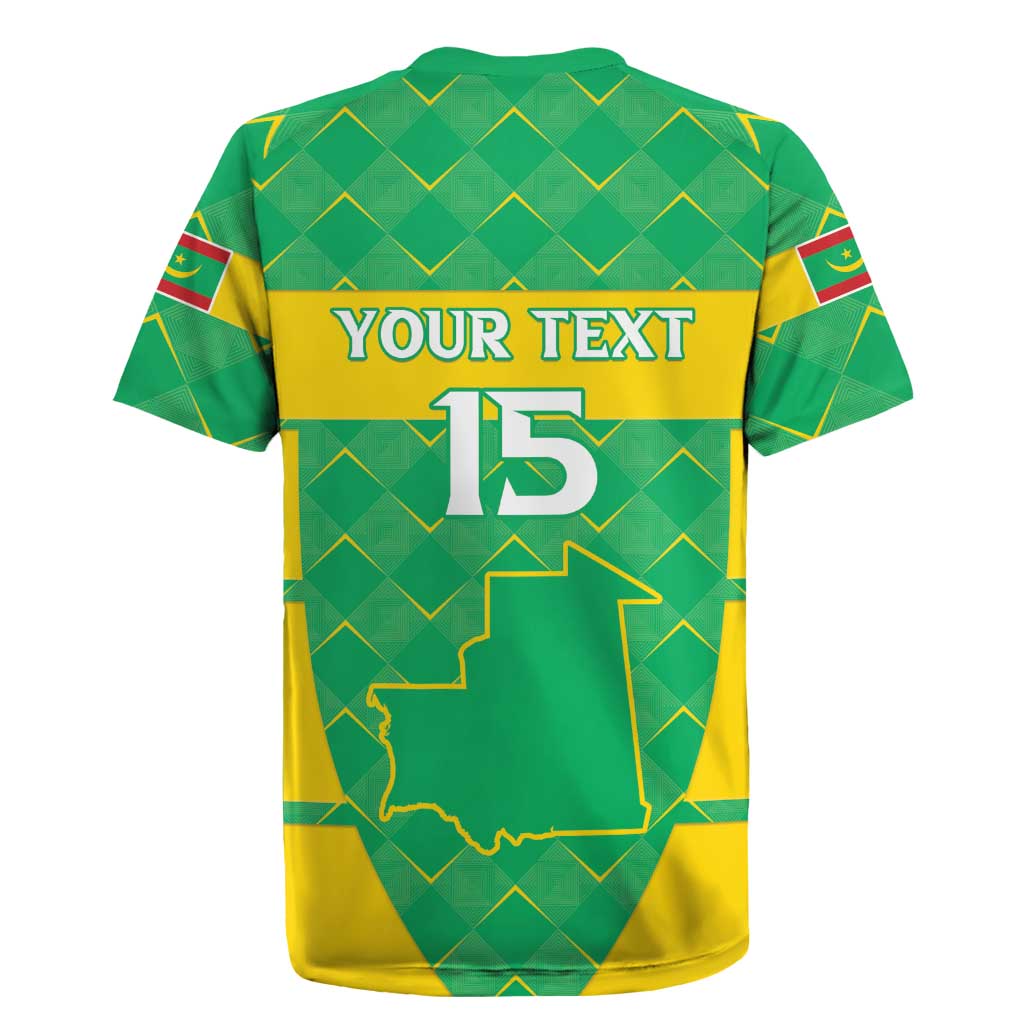 Custom Mauritania Beach Soccer 2025 Rugby Jersey Allez Al-Murabitun