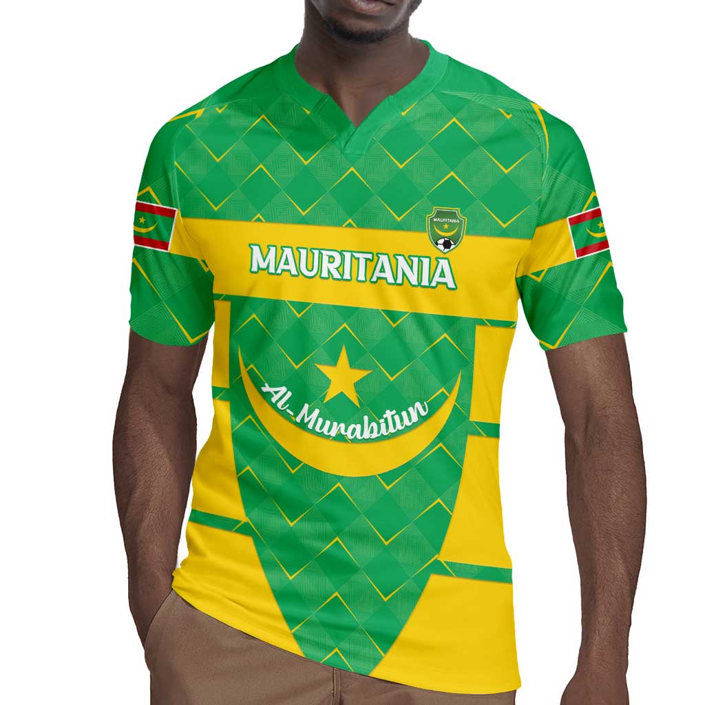 Custom Mauritania Beach Soccer 2025 Rugby Jersey Allez Al-Murabitun