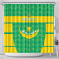 Custom Mauritania Beach Soccer 2025 Shower Curtain Allez Al-Murabitun