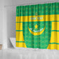 Custom Mauritania Beach Soccer 2025 Shower Curtain Allez Al-Murabitun