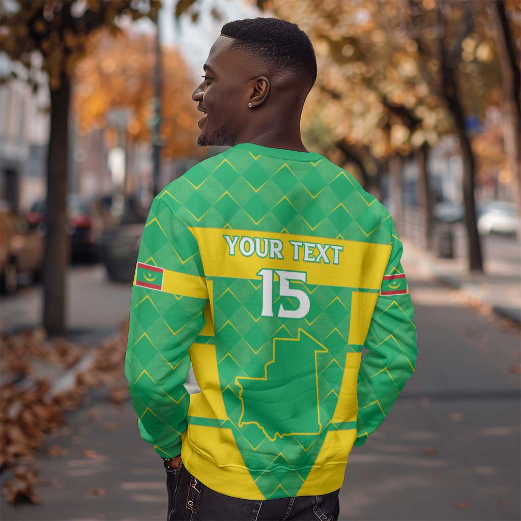 Custom Mauritania Beach Soccer 2025 Sweatshirt Allez Al-Murabitun