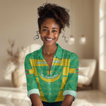 Custom Mauritania Beach Soccer 2025 Women Casual Shirt Allez Al-Murabitun