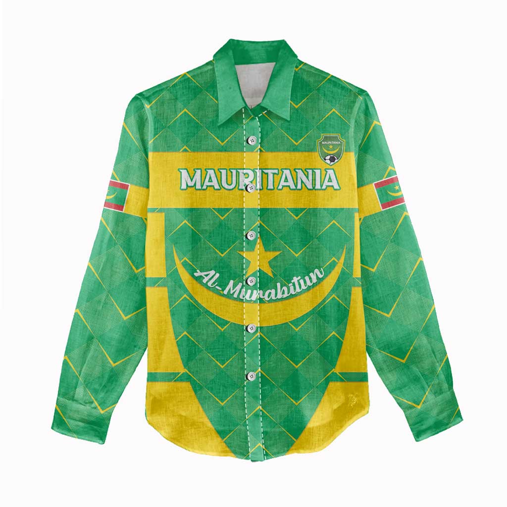Custom Mauritania Beach Soccer 2025 Women Casual Shirt Allez Al-Murabitun