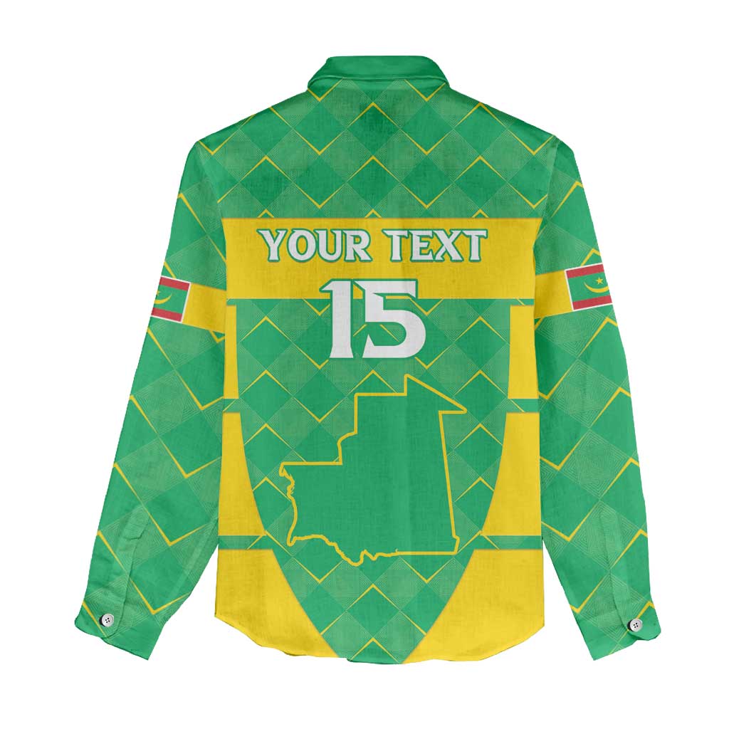 Custom Mauritania Beach Soccer 2025 Women Casual Shirt Allez Al-Murabitun