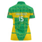 Custom Mauritania Beach Soccer 2025 Women Polo Shirt Allez Al-Murabitun