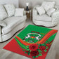 Burkina Faso Independence Day Area Rug Coat Of Arms African Pattern