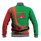 Personalised Burkina Faso Independence Day Baseball Jacket Coat Of Arms African Pattern