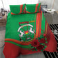 Burkina Faso Independence Day Bedding Set Coat Of Arms African Pattern