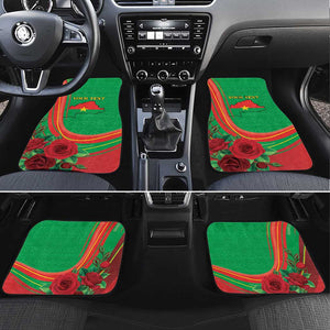 Burkina Faso Independence Day Car Mats Coat Of Arms African Pattern