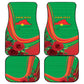 Burkina Faso Independence Day Car Mats Coat Of Arms African Pattern