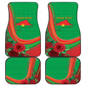 Burkina Faso Independence Day Car Mats Coat Of Arms African Pattern
