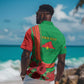 Personalised Burkina Faso Independence Day Hawaiian Shirt Coat Of Arms African Pattern