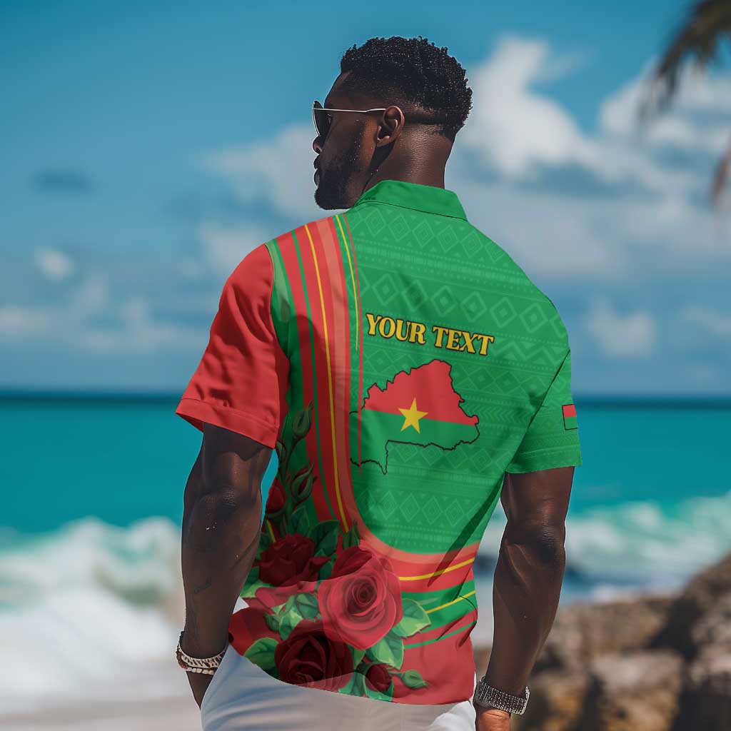 Personalised Burkina Faso Independence Day Hawaiian Shirt Coat Of Arms African Pattern