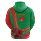 Personalised Burkina Faso Independence Day Hoodie Coat Of Arms African Pattern