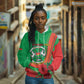 Personalised Burkina Faso Independence Day Hoodie Coat Of Arms African Pattern