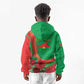 Personalised Burkina Faso Independence Day Kid Hoodie Coat Of Arms African Pattern