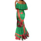 Personalised Burkina Faso Independence Day Mermaid Dress Coat Of Arms African Pattern