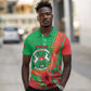 Personalised Burkina Faso Independence Day Polo Shirt Coat Of Arms African Pattern