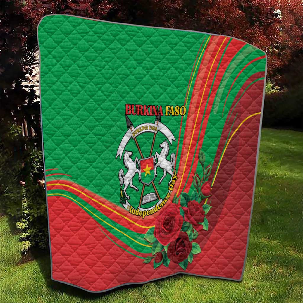 Burkina Faso Independence Day Quilt Coat Of Arms African Pattern