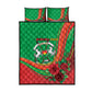 Burkina Faso Independence Day Quilt Bed Set Coat Of Arms African Pattern