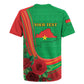 Personalised Burkina Faso Independence Day Rugby Jersey Coat Of Arms African Pattern