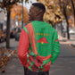 Personalised Burkina Faso Independence Day Sweatshirt Coat Of Arms African Pattern