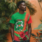 Personalised Burkina Faso Independence Day T shirt Coat Of Arms African Pattern