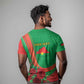 Personalised Burkina Faso Independence Day T shirt Coat Of Arms African Pattern