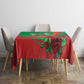 Burkina Faso Independence Day Tablecloth Coat Of Arms African Pattern