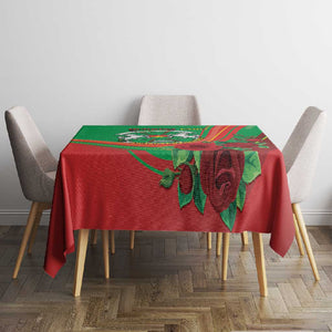 Burkina Faso Independence Day Tablecloth Coat Of Arms African Pattern