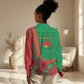Personalised Burkina Faso Independence Day Women Casual Shirt Coat Of Arms African Pattern