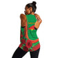 Personalised Burkina Faso Independence Day Women Racerback Tank Coat Of Arms African Pattern