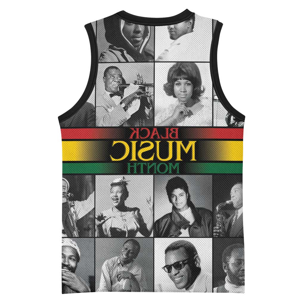 Black Music Month Legends Tribute Basketball Jersey - African Pride