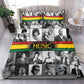 Black Music Month Legends Tribute Bedding Set