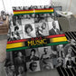 Black Music Month Legends Tribute Bedding Set