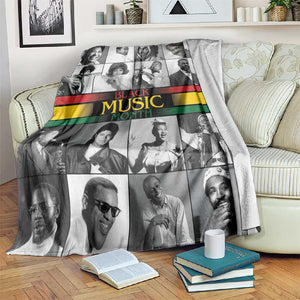 Black Music Month Legends Tribute Blanket