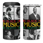 Black Music Month Legends Tribute 4 in 1 Can Cooler Tumbler