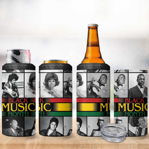 Black Music Month Legends Tribute 4 in 1 Can Cooler Tumbler