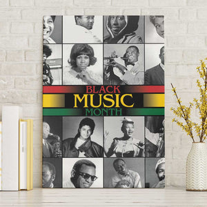 Black Music Month Legends Tribute Canvas Wall Art