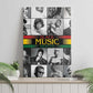 Black Music Month Legends Tribute Canvas Wall Art