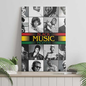 Black Music Month Legends Tribute Canvas Wall Art