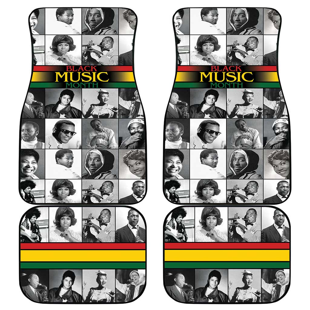 Black Music Month Legends Tribute Car Mats
