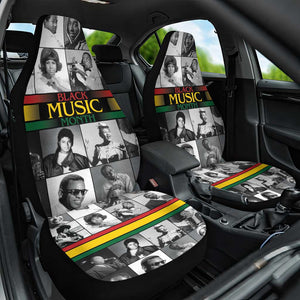 Black Music Month Legends Tribute Car Seat Cover