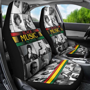 Black Music Month Legends Tribute Car Seat Cover