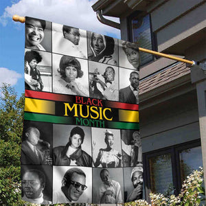 Black Music Month Legends Tribute Garden Flag