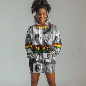 Black Music Month Legends Tribute Hoodie Dress