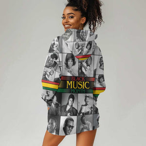 Black Music Month Legends Tribute Hoodie Dress
