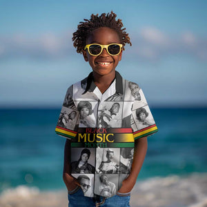 Black Music Month Legends Tribute Kid Hawaiian Shirt