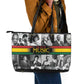 Black Music Month Legends Tribute Leather Tote Bag